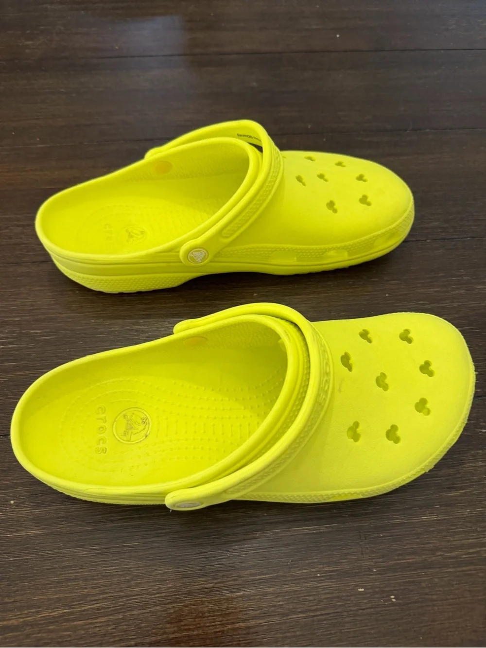 CROCS bright yellow